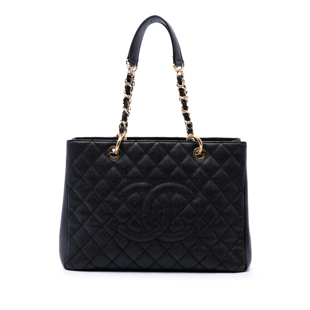 Pre-Loved Chanel Caviar Grand Shopping Tote